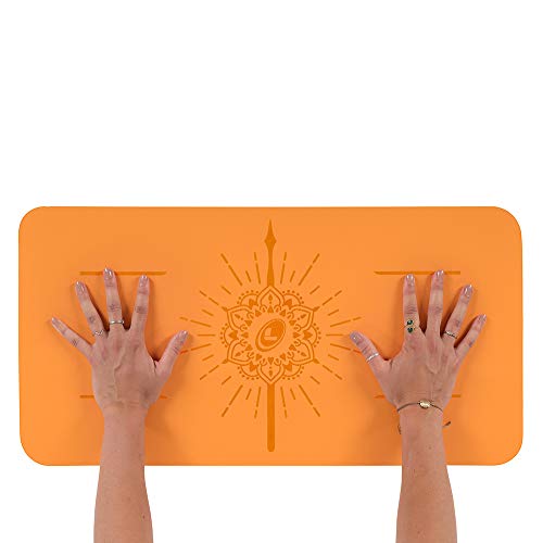 Liforme Yoga Pad - Esterilla de Yoga Antideslizante para Rodillas, Brazos y Codos - con Sistema Patentado De Alienación y Máximo Agarre - Colchoneta de Yoga Biodegradable y Eco-Friendly