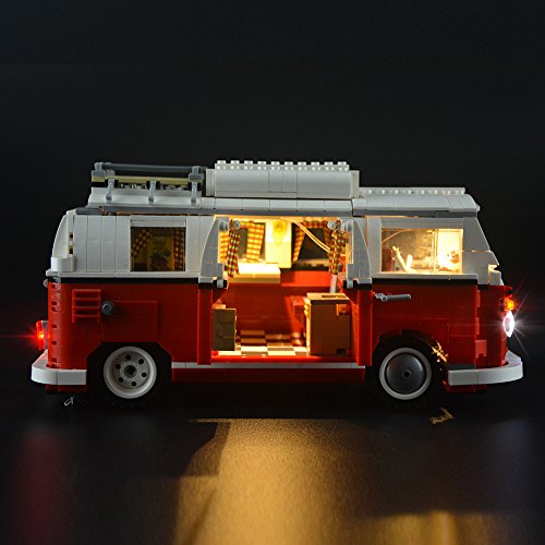 LIGHTAILING Conjunto de Luces (Creator Series Volkswagen T1 Camper Van) Modelo de Construcción de Bloques - Kit de luz LED Compatible con Lego 10220 (NO Incluido en el Modelo).