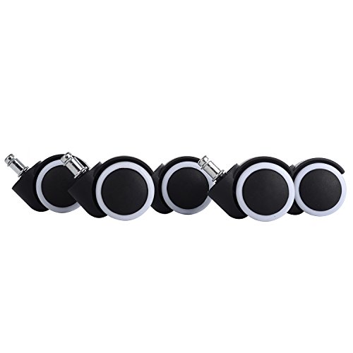 LIHAO 5X Ruedas Silla Oficina 11mm/50mm Rueda Silla Giratoria LIHAO 5X Ruedas Silla Oficina 11mm/50mm Rueda Silla Giratoria