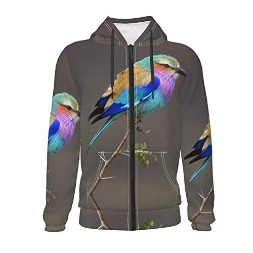 Lilac-Breasted Rollers Kids & Youth Full-Zip Fleece Hoodie Boys Casual Hooded Sweatshirt Jacket Pockets Lilac-Breasted Rollers Kids & Youth Full-Zip Fleece Hoodie Boys Casual Hooded Sweatshirt Jacket Pockets