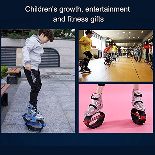 lillacty Saltan Los Zapatos para Adultos,para NiñOs De Rebote Zapatos/Botas Kangoo, Unisex Zapatos De Bajar De Peso Y Uso Interior Al Aire Libre - TamañO Correcto,D-L