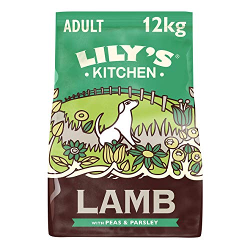 Lily's Kitchen Pastel de Carne de Cordero - Alimento Completo seco para Perros Adultos, 12 Kg