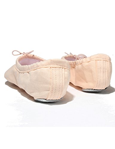 Lily's Locker- Zapatillas de Ballet clásico de Suela Partida Zapatillas Media Punta de Ballet Danza para Niña y Adultos(28, Rosa Claro)