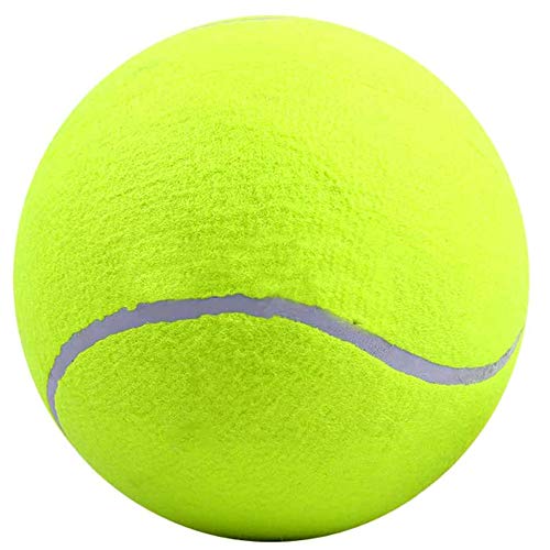 Limeow Pelota de Tenis Gigante Pet Ball Pelota de Tenis Pelota de Tenis Caucho Natural Hinchable Pelota de Tenis Pelota de Tenis para Mascota 24cm para Entrenar Cachorro Juguete Deportes