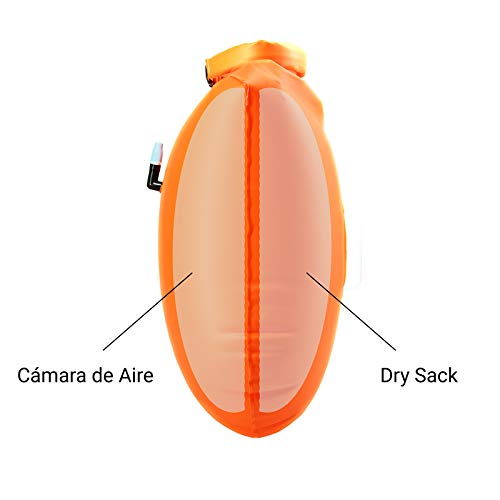 LimitlessXme Boya De Natacion con Bolsa Seca Plus Bolsillo Impermeable Celular. Visibilidad y Seguridad al Nadar en el mar y en el Lago. LimitlessXme Boya De Natacion con Bolsa Seca Plus Bolsillo Impermeable Celular. Visibilidad y Seguridad al Nadar en el mar y en el Lago.