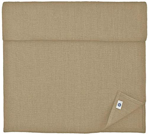 Linen & Cotton Camino de Mesa Varios Calores Decoración de Mesa Hygge - 100% Lino, Beige (40 x 90 cm) Pequeño Corto Rectangular Lavable para Mesa de Centro Hogar Casa Cocina Cena Restaurante Navidad