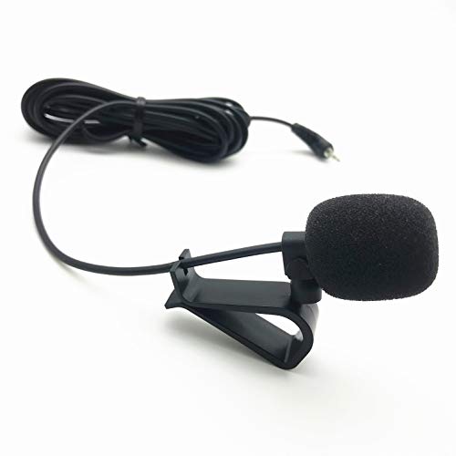 LINHUIPAD Pioneer Bluetooth Car Radio Micrófono Montaje Externo para fh-x700bt fh-x720bt Mic Número de Pieza: CPM1083 (Enchufe de 2,5 mm)