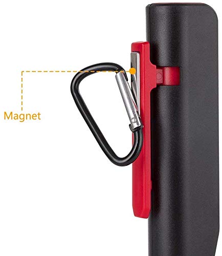Linkax Linterna de trabajo LED recargable 2 en 1 Luz de trabajo recargable COB Linterna trabajo lámpara de inspección con clip magnético Linkax Linterna de trabajo LED recargable 2 en 1 Luz de trabajo recargable COB Linterna trabajo lámpara de inspección con clip magnético