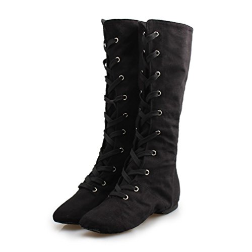 LINNUO Zapatillas de Baile Jazz y Contemporáneo Jazz Botas Zapatos de Danza para Adulto LINNUO Zapatillas de Baile Jazz y Contemporáneo Jazz Botas Zapatos de Danza para Adulto