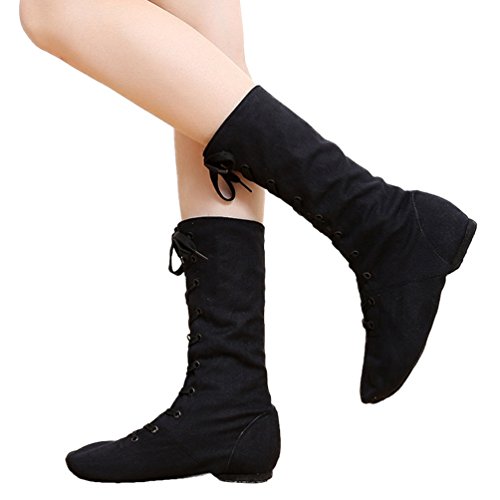 LINNUO Zapatillas de Baile Jazz y Contemporáneo Jazz Botas Zapatos de Danza para Adulto LINNUO Zapatillas de Baile Jazz y Contemporáneo Jazz Botas Zapatos de Danza para Adulto