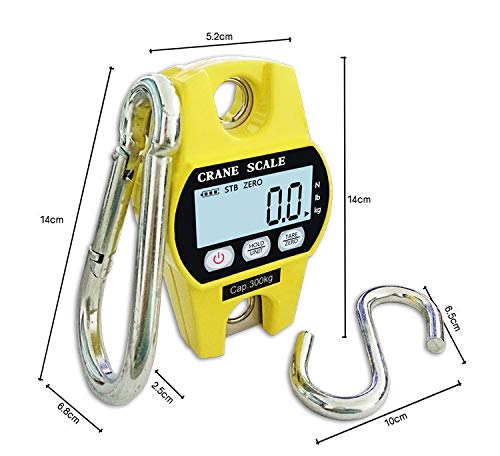 LINRUS Mini Balanza Digital 300 Kg / 100g para Equipaje de Pesca, Pesaje de Viaje, Barra de Acero Colgante, Gancho Electrónico, Balanza, Herramienta de Pesaje de Cocina,Black LINRUS Mini Balanza Digital 300 Kg / 100g para Equipaje de Pesca, Pesaje de Viaje, Barra de Acero Colgante, Gancho Electrónico, Balanza, Herramienta de Pesaje de Cocina,Black