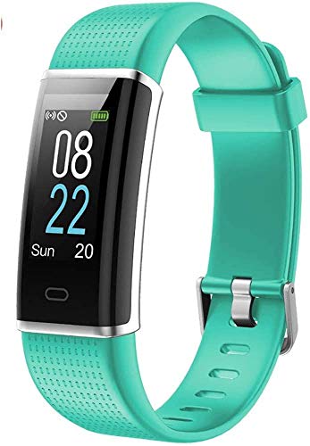 Lintelek Fitness Tracker, Pulsera de Actividad Personalizada Color con Monitor de Ritmo Cardíaco, 14 Modos de Deporte Smart Relojes Bluetooth Podómetro para Hombre, Mujer y Niños