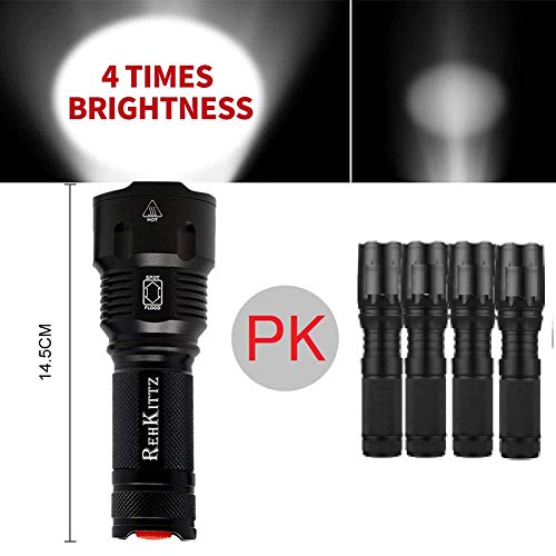 Linterna LED Alta Potencia Militar T6 de Enfoque Ajustable Impermeable de Táctica Antorcha Luz para Ciclismo Montañismo Camping Senderismo Emergencia Portátil Linternas Linterna LED Alta Potencia Militar T6 de Enfoque Ajustable Impermeable de Táctica Antorcha Luz para Ciclismo Montañismo Camping Senderismo Emergencia Portátil Linternas