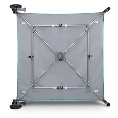Lionelo Sofie Parque para bebés De viaje 100 x 100 x 76 cm Para niños de hasta 15 kg Perfecto en casa y de vacaciones Sistema de plegado seguro Bolsa incluida Gris y turquesa Lionelo Sofie Parque para bebés De viaje 100 x 100 x 76 cm Para niños de hasta 15 kg Perfecto en casa y de vacaciones Sistema de plegado seguro Bolsa incluida Gris y turquesa