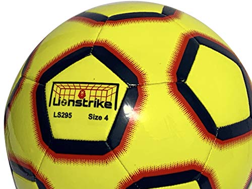 Lionstrike Balón de Fútbol Tamaño 4 Lite - Balón de fútbol de Entrenamiento Ligero para niños/niñas de 7 a 13 años