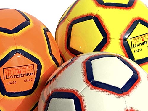 Lionstrike Balón de Fútbol Tamaño 4 Lite - Balón de fútbol de Entrenamiento Ligero para niños/niñas de 7 a 13 años