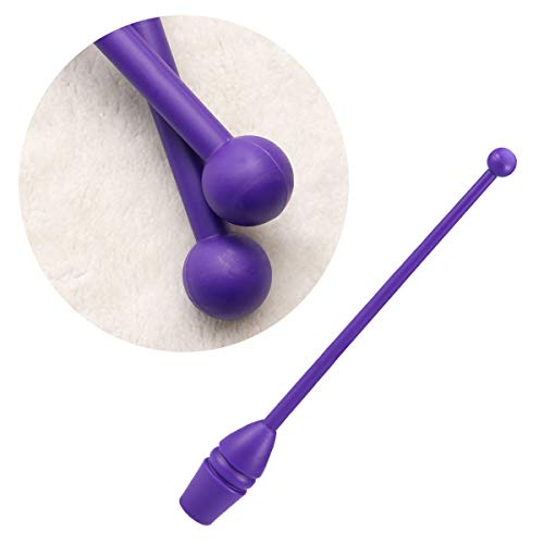 LIOOBO 1 par de Gimnasia rítmica Sticks Fun Sticks Equipo de Ejercicios para niños Adultos Gimnasia Baile Deportes (púrpura) LIOOBO 1 par de Gimnasia rítmica Sticks Fun Sticks Equipo de Ejercicios para niños Adultos Gimnasia Baile Deportes (púrpura)