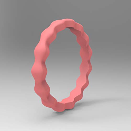LIOOBO 4 unids Anillos de Silicona para Las Mujeres, Bandas de Boda de Goma Finas, asequibles y apilables para los Atletas, Entrenamiento, Fitness, Gimnasio, Ejercicio LIOOBO 4 unids Anillos de Silicona para Las Mujeres, Bandas de Boda de Goma Finas, asequibles y apilables para los Atletas, Entrenamiento, Fitness, Gimnasio, Ejercicio