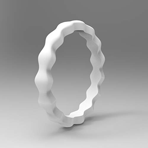 LIOOBO 4 unids Anillos de Silicona para Las Mujeres, Bandas de Boda de Goma Finas, asequibles y apilables para los Atletas, Entrenamiento, Fitness, Gimnasio, Ejercicio LIOOBO 4 unids Anillos de Silicona para Las Mujeres, Bandas de Boda de Goma Finas, asequibles y apilables para los Atletas, Entrenamiento, Fitness, Gimnasio, Ejercicio