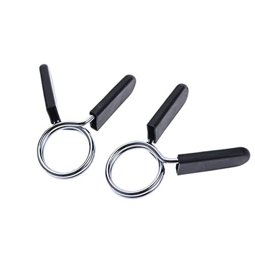 LIOOBO Abrazaderas de Resorte de 30 mm Collares con Mancuernas para el Gimnasio Levantamiento de Pesas en Forma de Powerlifting de Gimnasio LIOOBO Abrazaderas de Resorte de 30 mm Collares con Mancuernas para el Gimnasio Levantamiento de Pesas en Forma de Powerlifting de Gimnasio