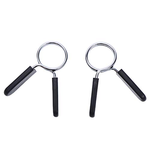 LIOOBO Abrazaderas de Resorte de 30 mm Collares con Mancuernas para el Gimnasio Levantamiento de Pesas en Forma de Powerlifting de Gimnasio LIOOBO Abrazaderas de Resorte de 30 mm Collares con Mancuernas para el Gimnasio Levantamiento de Pesas en Forma de Powerlifting de Gimnasio