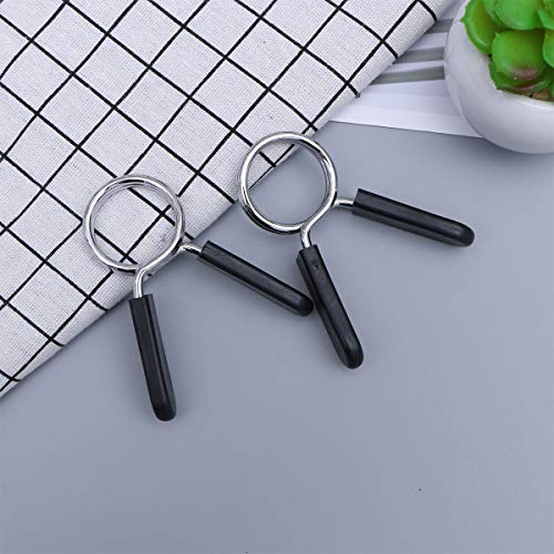 LIOOBO Abrazaderas de Resorte de 30 mm Collares con Mancuernas para el Gimnasio Levantamiento de Pesas en Forma de Powerlifting de Gimnasio LIOOBO Abrazaderas de Resorte de 30 mm Collares con Mancuernas para el Gimnasio Levantamiento de Pesas en Forma de Powerlifting de Gimnasio