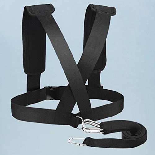 LIOOBO Arnés de Trineo de Pesas Arnés de Entrenamiento de Resistencia de Fitness Ajustable para Entrenamiento de Gimnasio Correr Sprint Fútbol LIOOBO Arnés de Trineo de Pesas Arnés de Entrenamiento de Resistencia de Fitness Ajustable para Entrenamiento de Gimnasio Correr Sprint Fútbol