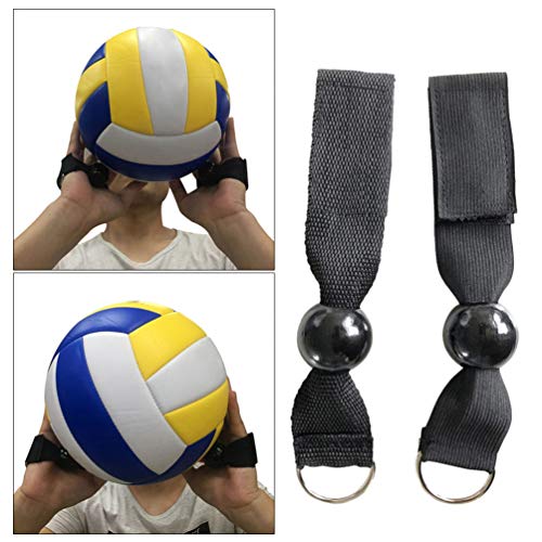 LIOOBO Banda de Entrenamiento de Voleibol 2 Pares de Equipos de Banda de Ejercicio Ayuda Profesional de Corrección Cinturón de Entrenamiento Deportivo con Hebilla (Negro) LIOOBO Banda de Entrenamiento de Voleibol 2 Pares de Equipos de Banda de Ejercicio Ayuda Profesional de Corrección Cinturón de Entrenamiento Deportivo con Hebilla (Negro)