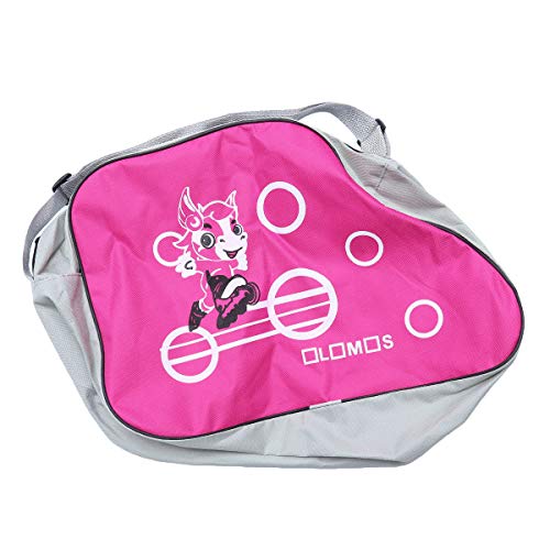 LIOOBO Bolsa para Patines de Hielo, Estampada, Bolsa de Almacenamiento, portátil, Correa de Hombro Ajustable, Patines en línea para niños y Adultos (Rosa) LIOOBO Bolsa para Patines de Hielo, Estampada, Bolsa de Almacenamiento, portátil, Correa de Hombro Ajustable, Patines en línea para niños y Adultos (Rosa)