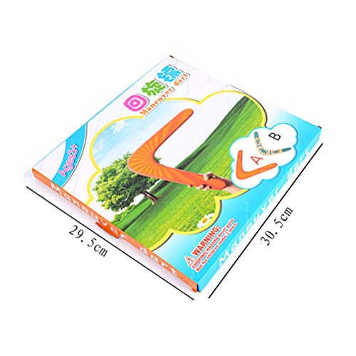 LIOOBO Boomerang de Madera superduro, ecológico con un diseño Maravilloso, para niños y Adultos LIOOBO Boomerang de Madera superduro, ecológico con un diseño Maravilloso, para niños y Adultos