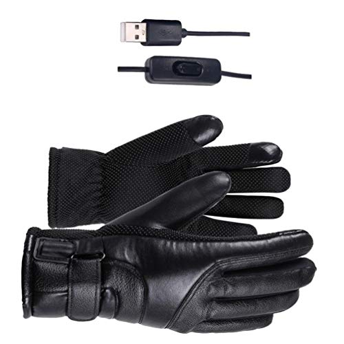 LIOOBO Guantes calefactables Guantes de Motocicleta Recargables USB Guantes de Invierno Guantes de Manoplas de esquí para Montar al Aire Libre Pesca Esquiar Senderismo Acampar Cambiar Estilo (Negro) LIOOBO Guantes calefactables Guantes de Motocicleta Recargables USB Guantes de Invierno Guantes de Manoplas de esquí para Montar al Aire Libre Pesca Esquiar Senderismo Acampar Cambiar Estilo (Negro)