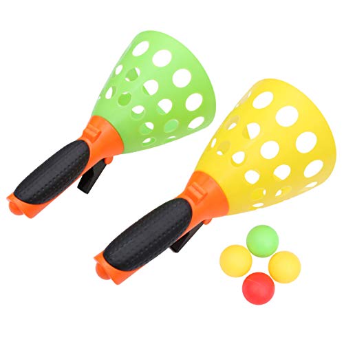 LIOOBO Juego de Lanzamiento Y Captura de Bolas de Bolas Fiesta de Césped Al Aire Libre Y Juego Al Aire Libre para Niños LIOOBO Juego de Lanzamiento Y Captura de Bolas de Bolas Fiesta de Césped Al Aire Libre Y Juego Al Aire Libre para Niños