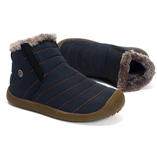 LIOOBO un par de Raquetas de Nieve para Hombres Botas de Nieve Impermeables cómodas Raquetas de Nieve Antideslizantes Felpa cálida Espesar Zapatos para el Invierno al Aire Libre - Talla 43 (Azul) LIOOBO un par de Raquetas de Nieve para Hombres Botas de Nieve Impermeables cómodas Raquetas de Nieve Antideslizantes Felpa cálida Espesar Zapatos para el Invierno al Aire Libre - Talla 43 (Azul)