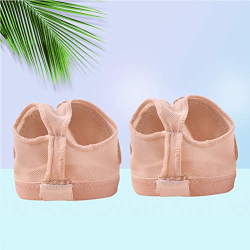 LIOOBO Zapatilla de Ballet para Danza del Vientre, Tanga, pies, Media Suela, Talla M