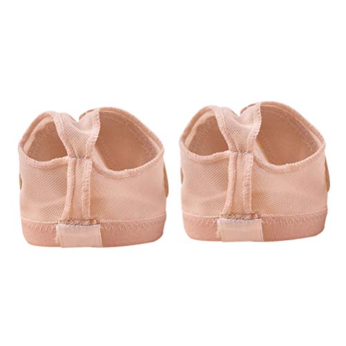 LIOOBO Zapatilla de Ballet para Danza del Vientre, Tanga, pies, Media Suela, Talla M