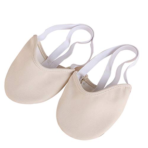 LIOOBO Zapatillas de Baile Ballet Danza Baile Calcetines Antideslizantes para Yoga Suelo para competición de Gimnasia rítmica（Beige tamaño M）