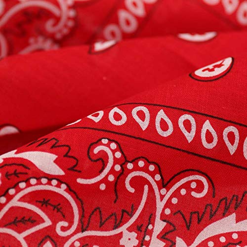 Lipodo Pañuelo Bandana by bandanasbandana (Talla única - Rojo)