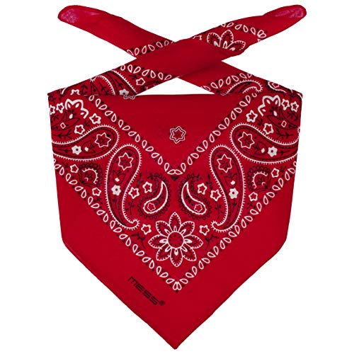 Lipodo Pañuelo Bandana by bandanasbandana (Talla única - Rojo)