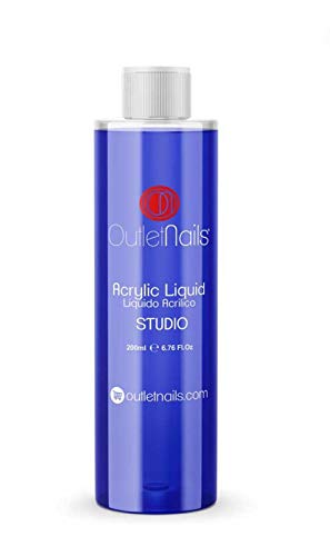 Liquido Acrilico Monomero 200ml Studio. Secado: Medio-Rápido. El Liquido Acrilico perfecto para Centros de uñas.