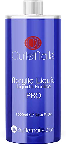 Liquido Acrilico para uñas 1000ml / Monomero para uñas acrílicas/Liquido Acrilico Profesional 1000ml / Acrylic Liquid Powder/Outlet Nails