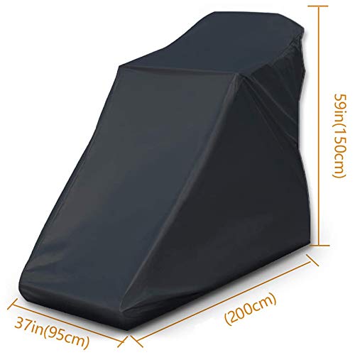 Liseng Cinta protectora para correr no plegable, impermeable, adecuada para interior o exterior (negro)