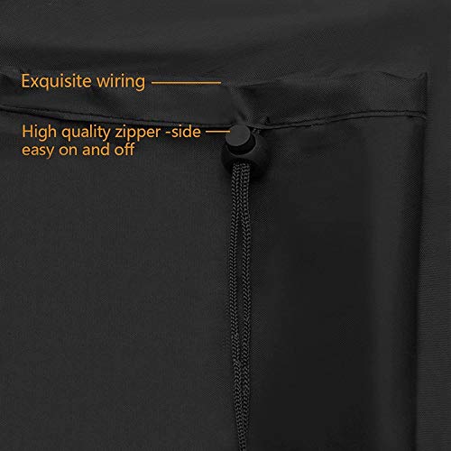 Liseng Cinta protectora para correr no plegable, impermeable, adecuada para interior o exterior (negro)