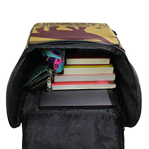 LISNIANY Mochilas Escolares,Dinosaurios Caminando Siluetas Edad Prehistórica Paisaje,Mochilas,Bolsas para computadora,Bolsas Viaje para Estudiantes LISNIANY Mochilas Escolares,Dinosaurios Caminando Siluetas Edad Prehistórica Paisaje,Mochilas,Bolsas para computadora,Bolsas Viaje para Estudiantes