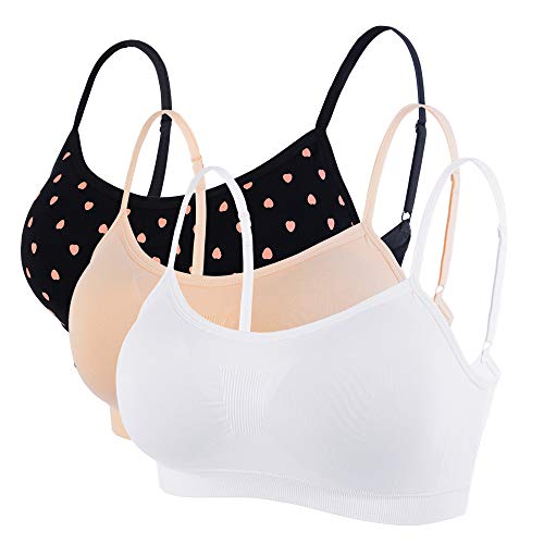 Litthing Sujetador Invisible Slim Fit sin Anillo de Acero Chaleco para Mujer la Combinación de Ropa Interior Femenina (Blanco + Carne + Corazón, M) Litthing Sujetador Invisible Slim Fit sin Anillo de Acero Chaleco para Mujer la Combinación de Ropa Interior Femenina (Blanco + Carne + Corazón, M)