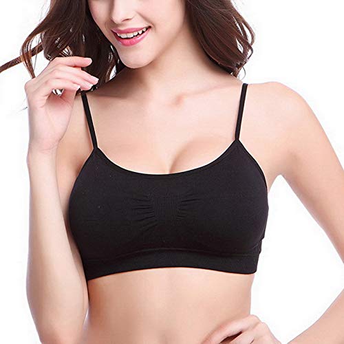 Litthing Sujetador Invisible Slim fit sin Anillo de Acero Chaleco para Mujer la combinación de Ropa Interior Femenina (Negro,Blanco,Negro y Corazon, L) Litthing Sujetador Invisible Slim fit sin Anillo de Acero Chaleco para Mujer la combinación de Ropa Interior Femenina (Negro,Blanco,Negro y Corazon, L)