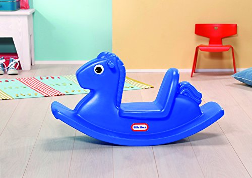 Little Tikes Caballo Mecedor - Juego Activo para Niños Pequeños - Asas de Fácil Agarre y Silla Estable para Mayor Seguridad - Fabricación Duradera - Azul Little Tikes Caballo Mecedor - Juego Activo para Niños Pequeños - Asas de Fácil Agarre y Silla Estable para Mayor Seguridad - Fabricación Duradera - Azul