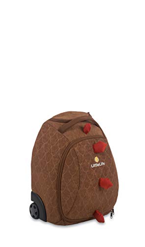 LittleLife Children's Suitcase - Dinosaur Children's Suitcase - Dinosaur, Unisex Adulto, Brown, S