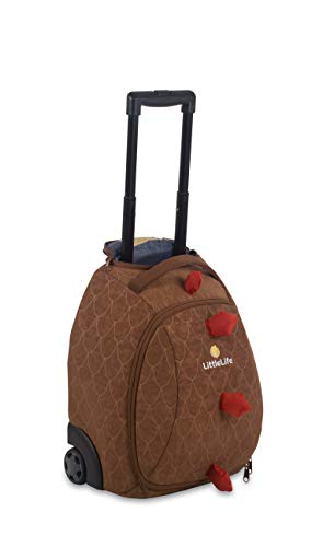 LittleLife Children's Suitcase - Dinosaur Children's Suitcase - Dinosaur, Unisex Adulto, Brown, S