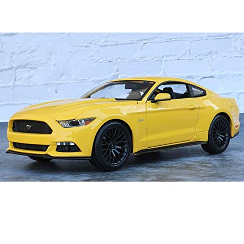 LIUCHANG 1:18 Modelo de Coche Ford Mustang GT Muscular Colección de simulación de aleación Modelo de Coche Adornos American Sports Car Modelo Exclusivo de colección Modelo (Color: Negro) liuchang20