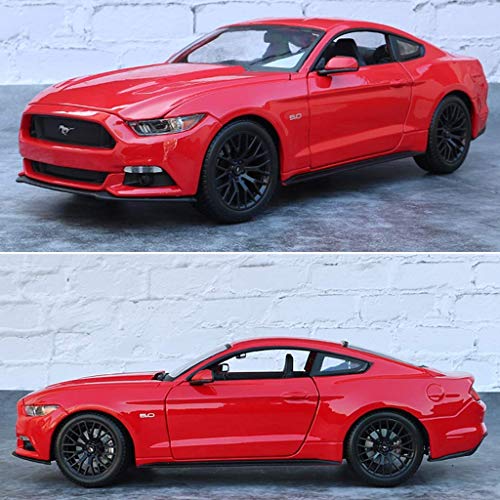 LIUCHANG 1:18 Modelo de Coche Ford Mustang GT Muscular Colección de simulación de aleación Modelo de Coche Adornos American Sports Car Modelo Exclusivo de colección Modelo (Color: Negro) liuchang20 LIUCHANG 1:18 Modelo de Coche Ford Mustang GT Muscular Colección de simulación de aleación Modelo de Coche Adornos American Sports Car Modelo Exclusivo de colección Modelo (Color: Negro) liuchang20